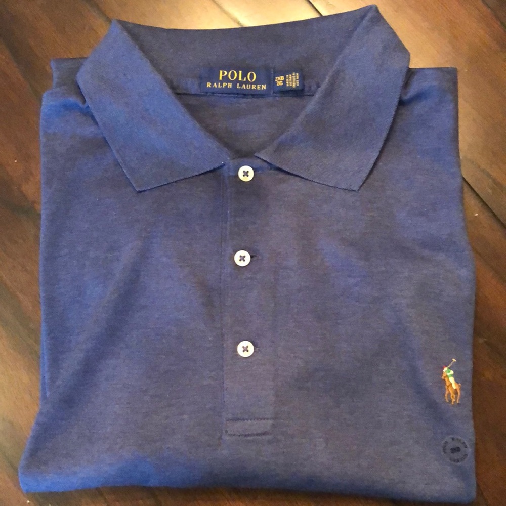 🏇Polo Ralph Lauren Classic Soft Cotton Jersey 3-button embroidered logo shirt